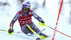 Alexis Pinturault ve slalomu do kombinace Svtového poháru v Santa Caterin