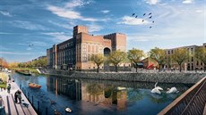 Takto by podle návrhu vít�zných architekt� mohlo vypadat okolí Automatických...