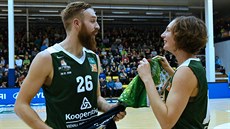 Jakub Krakovi a Tereza Pecková bhem All Star Game NBL