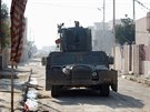 Obrnné vozidlo irácké armády v Mosulu (5. ledna 2017)