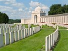 Válený hbitov zvaný Tyne Cot nedaleko Yper