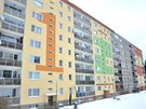 Panelov� d�m na s�dli�ti Broumovsk�.