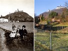 Pohled na Bezdz kolem roku 1895 a dnes