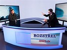 Instruktor sebeobrany Pavel erný v diskusním poadu iDNES.cz Rozstel. Na...