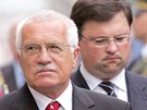 Václav Klaus a Jindich Forejt na snímku z ervna 2007