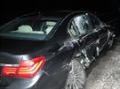 Pi nehod na dálnici D5 na Tachovsku zemel pracovník odtahové sluby. (8....