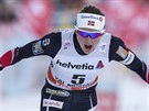 Norská bkyn na lyích  Ingvild Flugstad Östbergová vyhrála druhý díl Tour de...