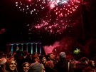 Oslavy p�íchodu nového roku ve skotském Edinburku