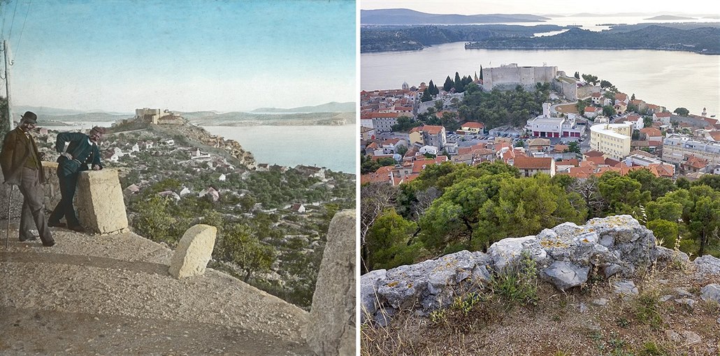 Chorvatský �ibenik na konci 19. století na snímku Franti�ka Krátkého. A...