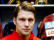 V KABIN�. Spar�anský úto�ník Petr Vrána.