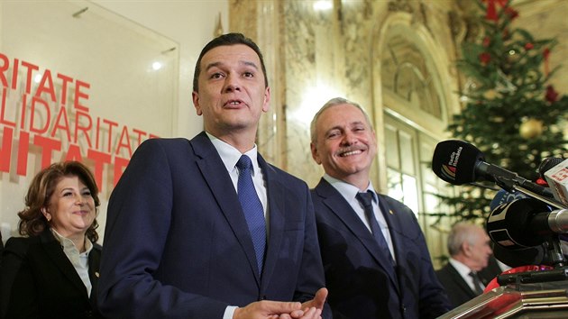 Rumunsk premir Sorin Grindeanu. (4.ledna 2017)