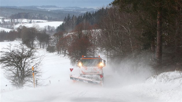 Snhov kalamita pekvapila idie i v Rantov na Jihlavsku. (4. ledna 2017)