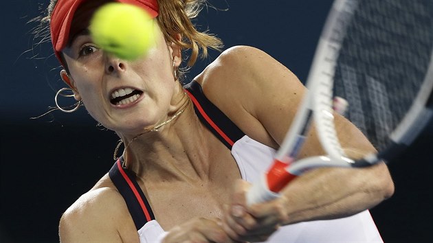 Aliz Cornetov ve finle turnaje v Brisbane.
