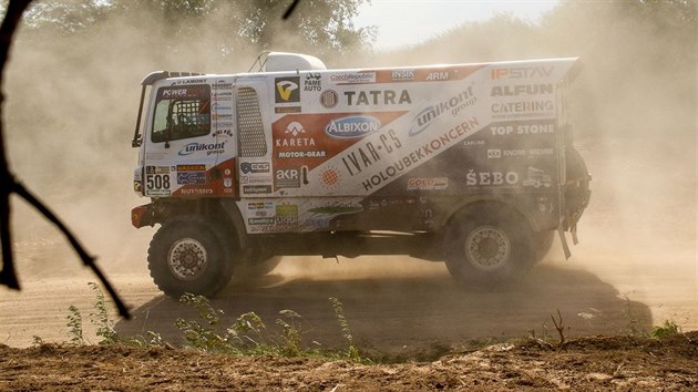 Martin Kolom a jeho Tatra na Rallye Dakar 2017.