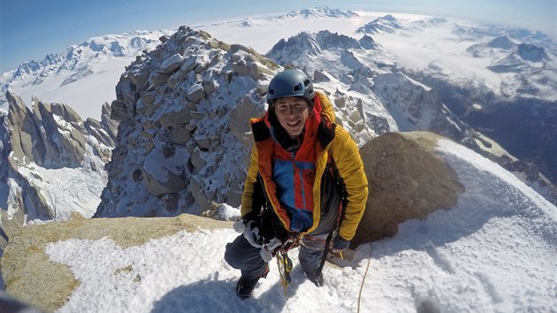 Radoslav Groh a Jindich Hudeek jako prvn ei v zim vystoupili na slavn Fitz Roy.