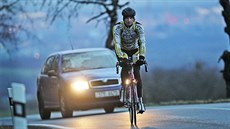 Cyklisté zatím neodlo�ili kola ani v zimních m�sících.