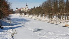 Teploty v Olomouci klesly v noci a k -20 °C a ani pes den nevystoupaly nad...