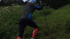 Prohlídka �ásti trati Dolomites Vertical Kilometer