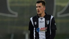 tefan Pekár jet v dresu Myjavy.