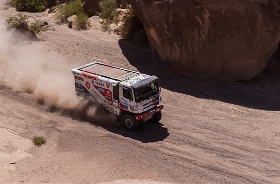 Ale Loprais v desáté etap Rallye Dakar.