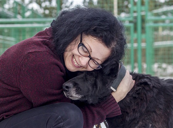 Ředitelka psího útulku v Kolíně Alice Vlková (5. 1. 2016)