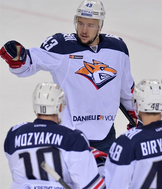 Jan Ková� z Magnitogorsku si v Utkání hv�zd KHL zahraje ji� pot�etí.