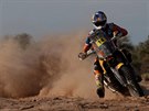 Sam Sunderland - vítz Rally Dakar 2017 v kategorii motocykl.