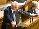 Jednání Sněmovny o vetu prezidenta Miloše Zemana k novele zákona o střetu...