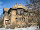 Památkov chránná Grossmannova vila v Ostrav. (12. ledna 2017)