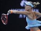 Angelique Kerberová v prvním kole Australian Open.