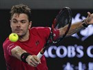 Stan Wawrinka v prvnm kole Australian Open.