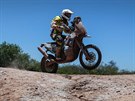 Ondej Klymiw na trati Rallye Dakar 2017.