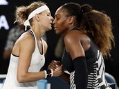 GRATULUJU. Americk tenistka Serena Williamsov porazila na Australian Open...