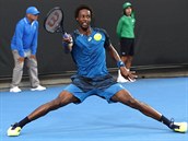 Gal Monfils v prvnm kole Australian Open.