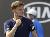David Goffin ve druhm kole Australian Open.