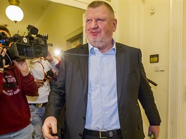 Lobbista Ivo Rittig u Mstskho soudu v Praze (10. ledna 2017)