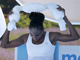 Venus Williamsov v prvnm kole Australian Open.