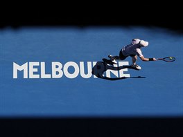 Andy Murray v prvnm kole Australian Open.