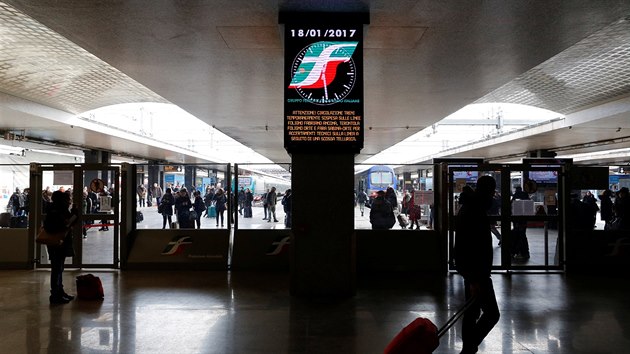 Stedn Itlii postihla srie zemtesen. V m evakuovali metro (18. ledna 2017)