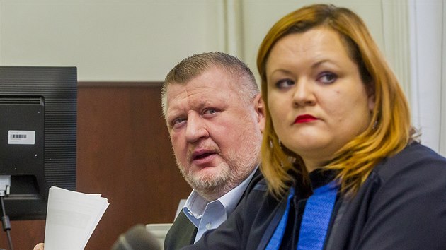 Lobbista Ivo Rittig a jeho advoktka Katarna Koiakov Oboov (10. ledna 2017).