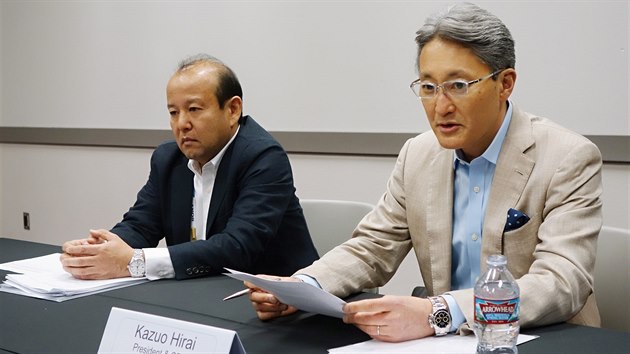 Kazuo Hirai, prezident Sony Corporation, bhem rozhovoru na CES 2017