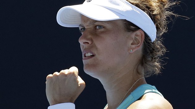 Barbora Strcov ve druhm kole Australian Open.