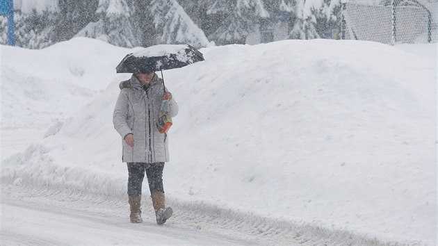 V Jablonci vyhlsili snhovou kalamitu.