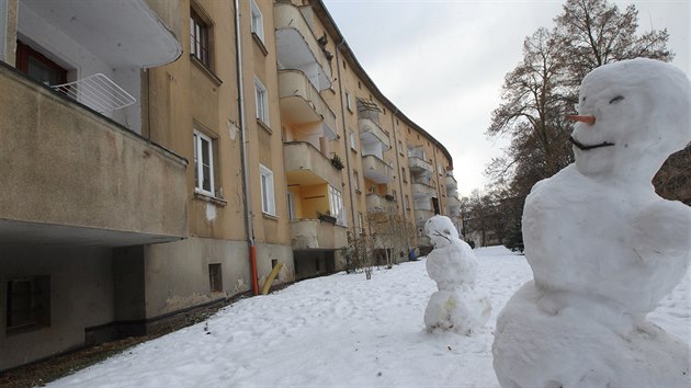 Dm v steck ulici Na Vlnovce, kde bydl matka s Michaelou.