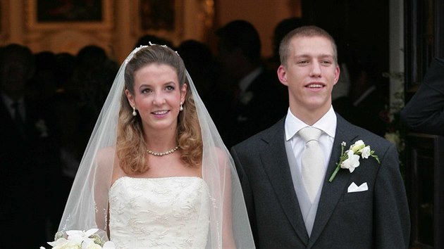 Lucembursk princ Louis a Tessy Antony se vzali 29. z 2006.