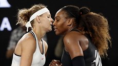 GRATULUJU. Americká tenistka Serena Williamsová porazila na Australian Open...