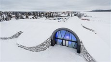 Ledový hotel za polárním kruhem letos nerozmrzne.