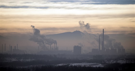 Ranní smog v Ostrav (20.1.2017)