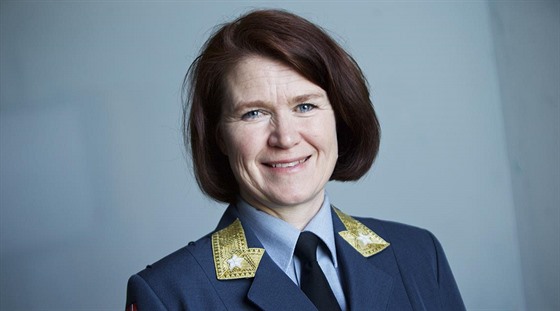 Velitelka norského vojenského letectva Tonje Skinnarlandová.