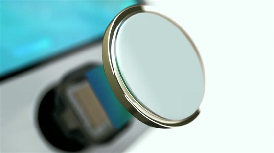 Detail snímače TouchID u iPhonu